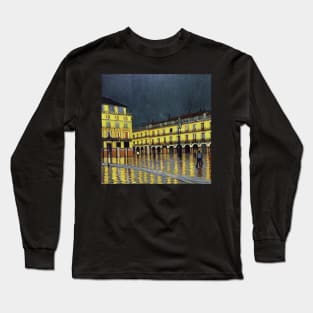 Plaza Mayor de Madrid, Vincent van Gogh style Long Sleeve T-Shirt